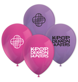 K-pop demon hunters latex ballonnen 30 cm 8 stuks