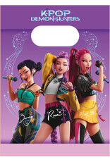 K-Pop demon hunters papieren uitdeelzakjes 4 stuks