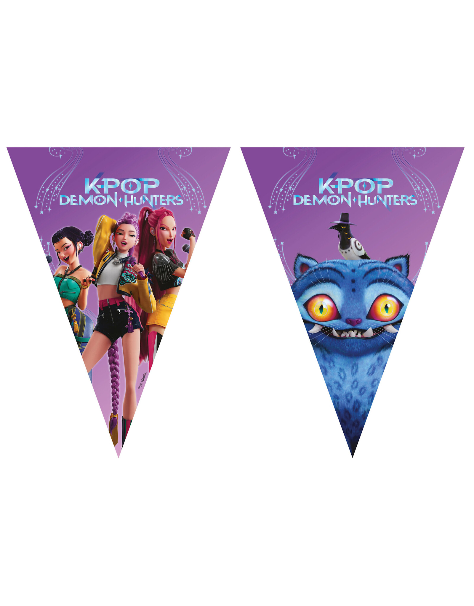 K-pop demon hunters papieren vlaggenlijn 2.3 meter