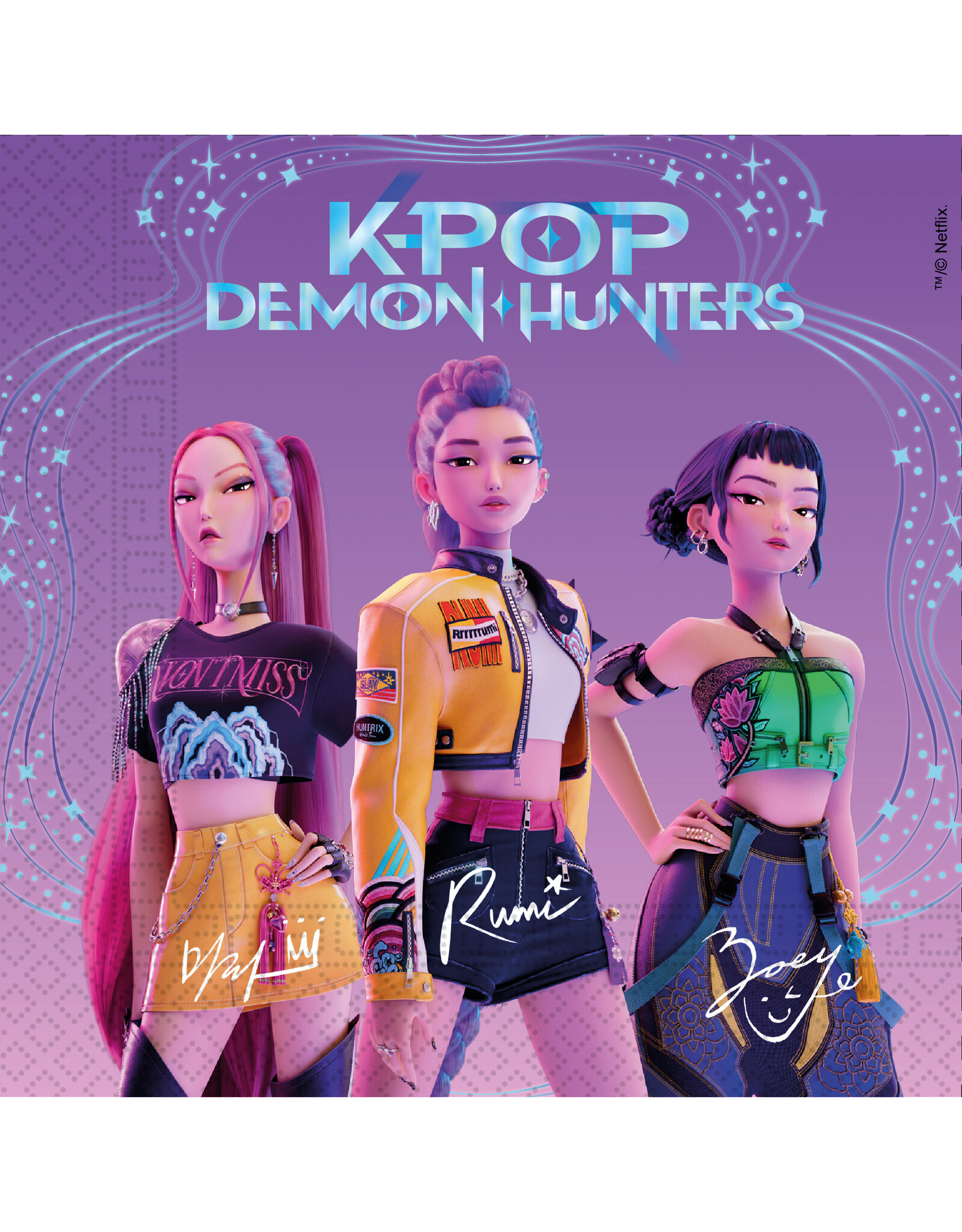 K-pop demon hunters servetten 33 x 33 cm 20 stuks