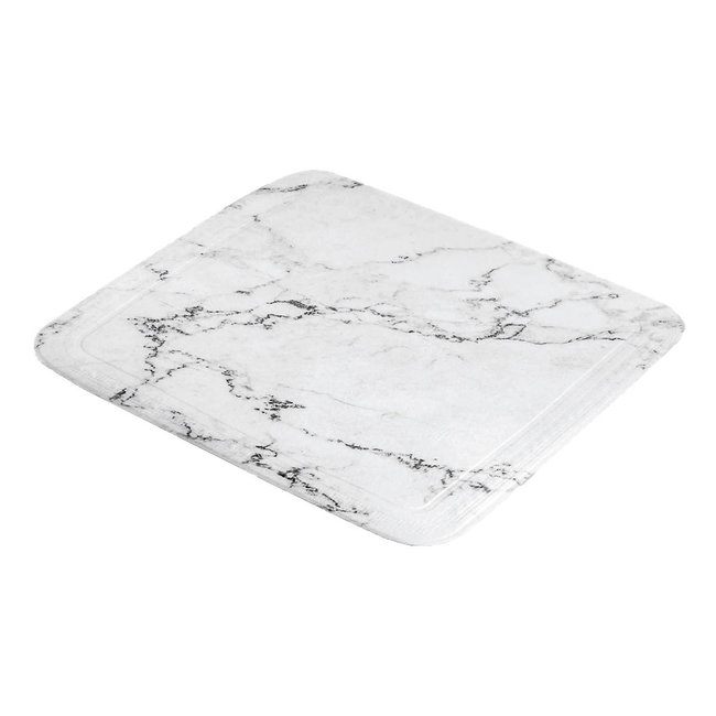 Kleine Wolke Antislip mat Marble antraciet 55x55cm