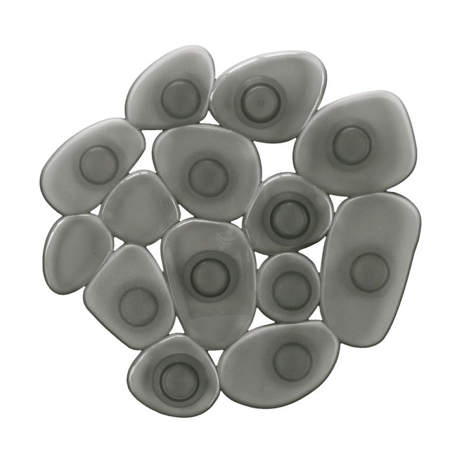 Kleine Wolke Antislip mini Sassolino grijs 6 st.
