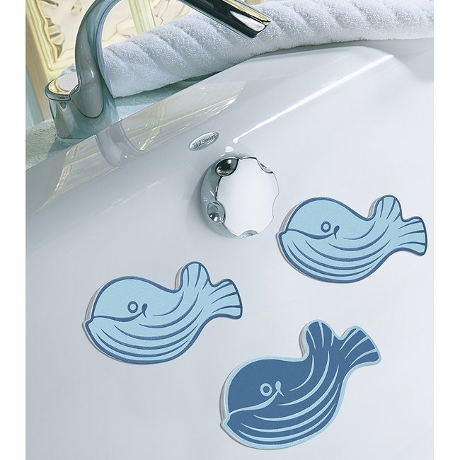 Kleine Wolke Antislip mini's Mini Moby blauw 6st.