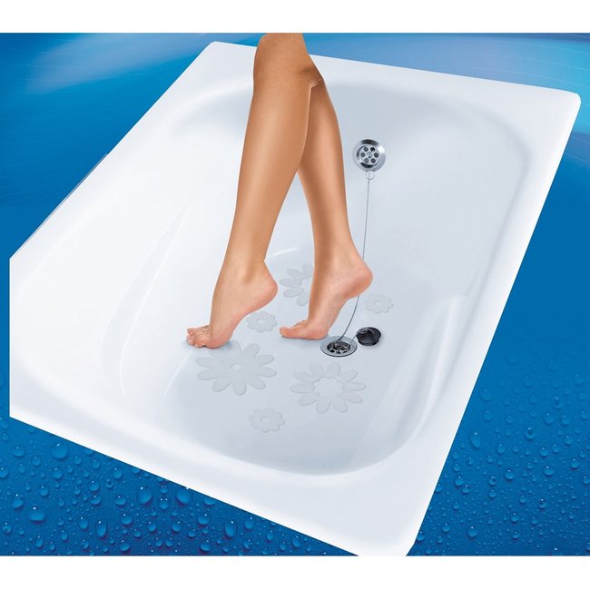 Kleine Wolke Antislip set Daisies transparant 18st.