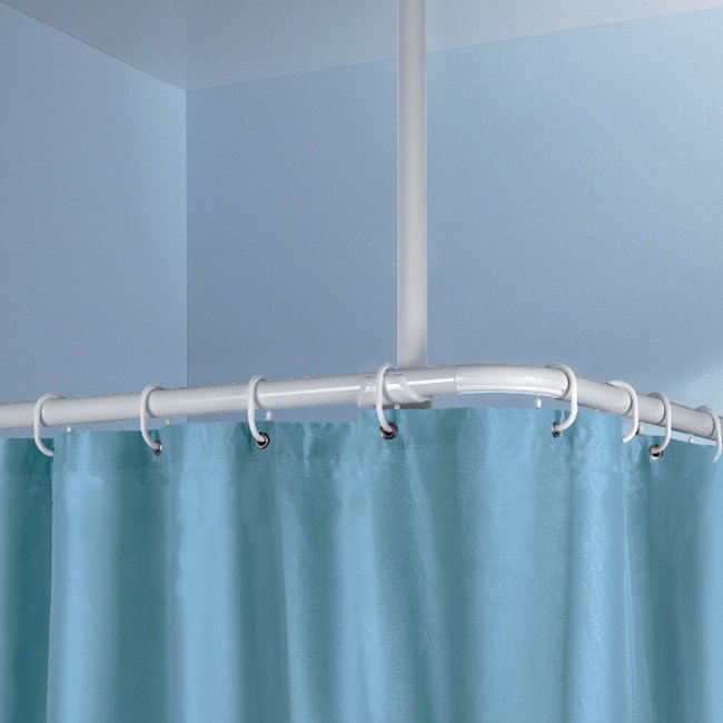 Kleine Wolke Plafondsteun wit 60cm (voor 25mm dik)