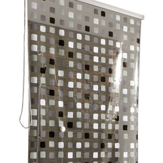 Kleine Wolke Douchegordijn voor Rollo grijs 128x240cm Kleine Wolke Douchegordijn voor Rollo grijs 128x240cm