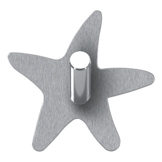 Kleine Wolke Metal Hooks Star chroom 2 st.