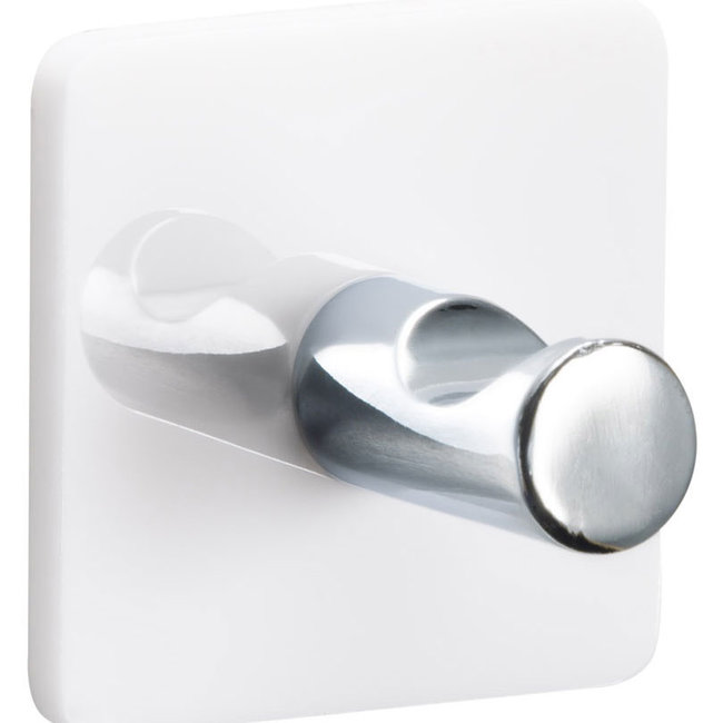 Kleine Wolke Square Hooks sneeuwwit