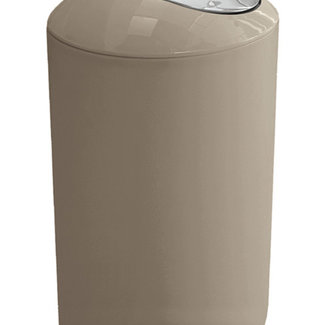 Kleine Wolke Afvalemmer Glossy taupe 5 ltr