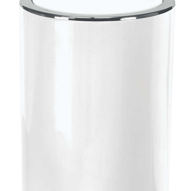 Kleine Wolke Afvalemmer Clap sneeuwwit 5 ltr