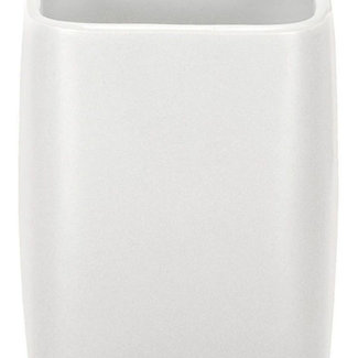 Kleine Wolke Tandenborstelbeker Cubic wit
