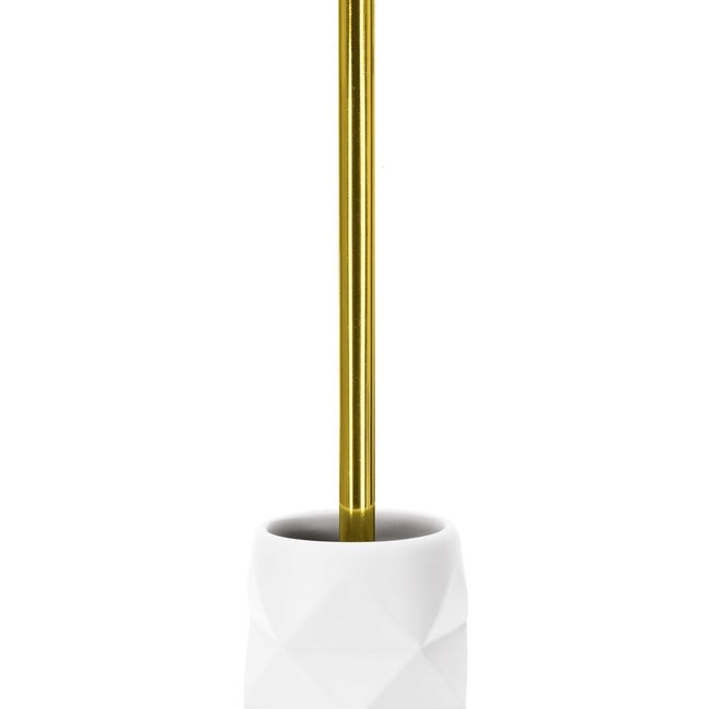 Kleine Wolke Toiletborstel Golden Crackle wit