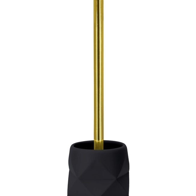 Kleine Wolke Toiletborstel Golden Crackle zwart