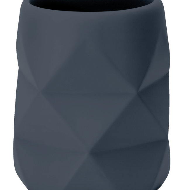 Kleine Wolke Tandenborstelbeker Golden Crackle zwart