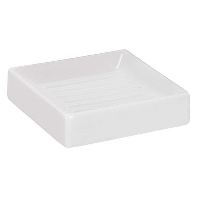 Kleine Wolke Zeepschaal Flash wit