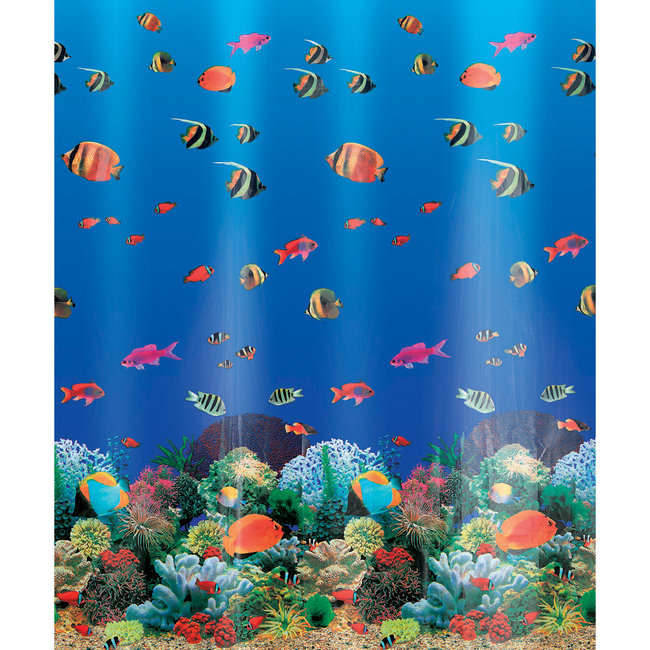 Kleine Wolke Douchegordijn Malediven multicolor 180x200cm