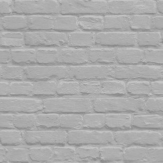 Dutch Wallcoverings Papierbehang - Freestyle baksteen zwart/zilver - L226-29