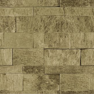 Dutch Wallcoverings Vliesbehang - Palma steen beige - 18122