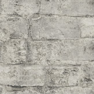 Dutch Wallcoverings Palma steen grijs - 18128