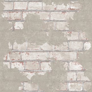 Dutch Wallcoverings Reflets baksteen/beton beige - L776-07