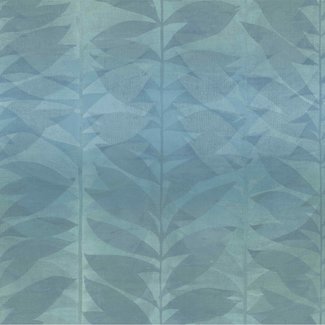 Dutch Wallcoverings Botanical bladeren petrol - BA2107