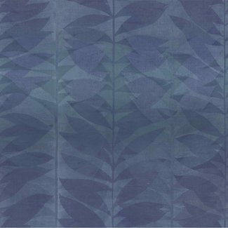 Dutch Wallcoverings Botanical bladeren blauw - BA2110