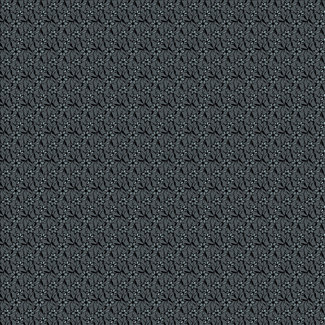 Dutch Wallcoverings Vliesbehang - bloem zwart/zilver - 7339-7
