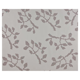 Dutch Wallcoverings Vliesbehang - tak/puntje beige/groen - 7225-1