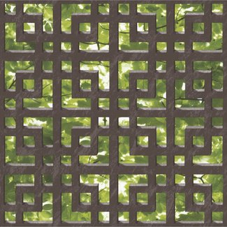 Dutch Wallcoverings Horizons frame/bladeren zwart/groen - L573-04