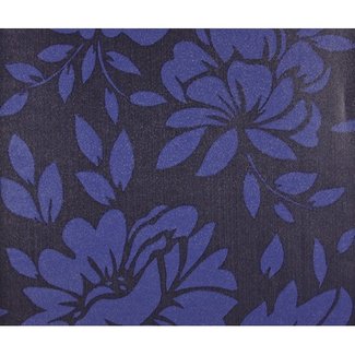 Dutch Wallcoverings Vliesbehang - Diamonds & Pearls big flower blauw - 7215-5