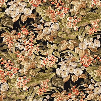 Dutch Wallcoverings Beaux arts 2 floral black - BA220023