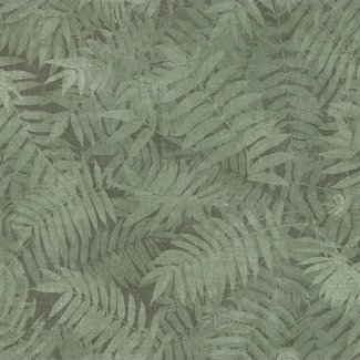 Dutch Wallcoverings Vliesbehang - Passion Rowanberry groen - 37001
