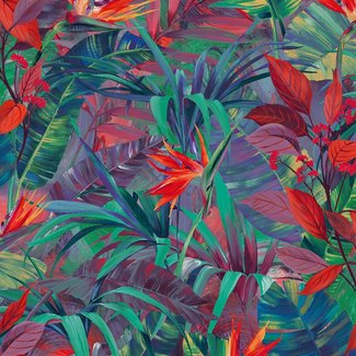 Dutch Wallcoverings Jungle Fever Paradise Flower multi - JF2301