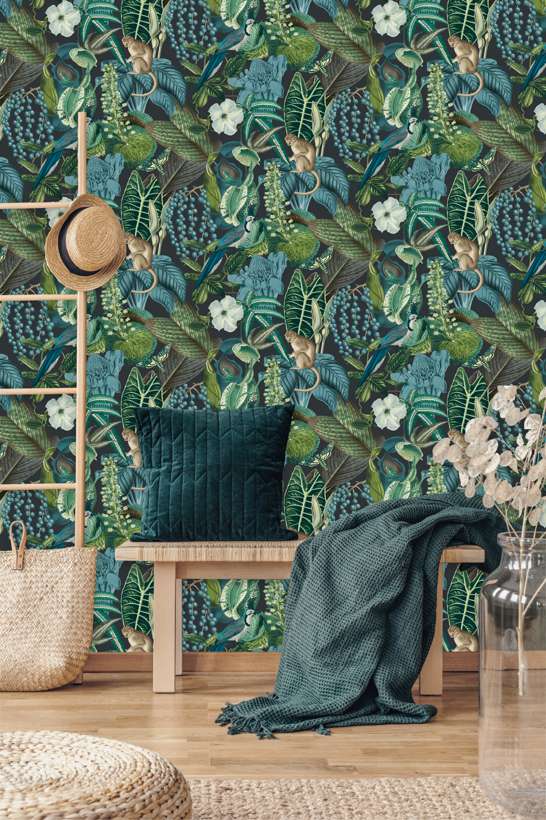 Behang Jungle Fever JF2202 bloemen & natuur HSDW.NL!