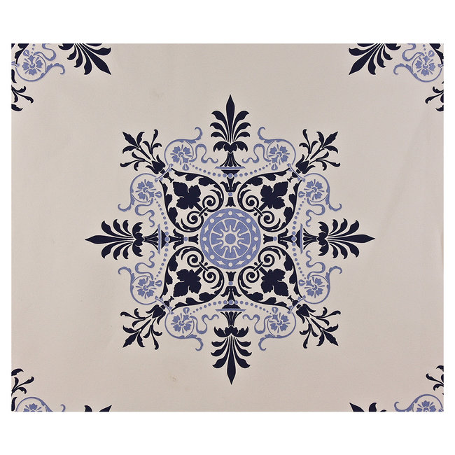 Dutch Wallcoverings Vliesbehang tegel blauw - vliesbehang - 10mx53cm - 7277-5