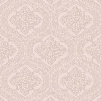 Dutch Wallcoverings Level One medaillon oudroze - LV3203