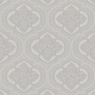 Dutch Wallcoverings Level One medaillon grijs - LV3204