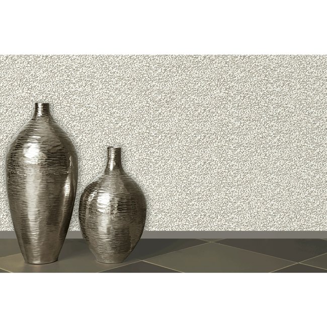Dutch Wallcoverings Reflets steentjes beige - vliesbehang - 10m x 53cm - A083-07