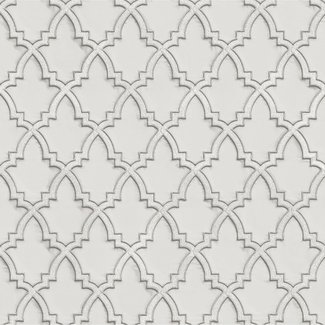 Dutch Wallcoverings Wallstitch Moroccan trellis light grey - DE120021