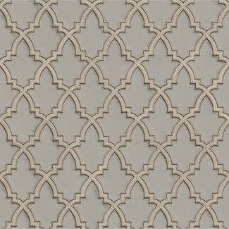 Dutch Wallcoverings Wallstitch Moroccan trellis dark grey - DE120024