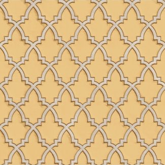 Dutch Wallcoverings Wallstitch Moroccan trellis yellow - DE120025