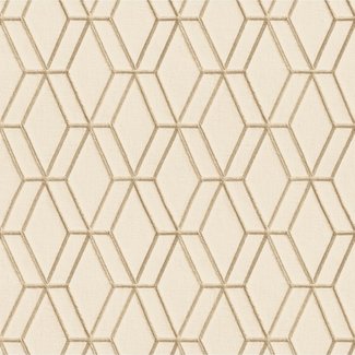 Dutch Wallcoverings Wallstitch hexagonal beige - DE120063