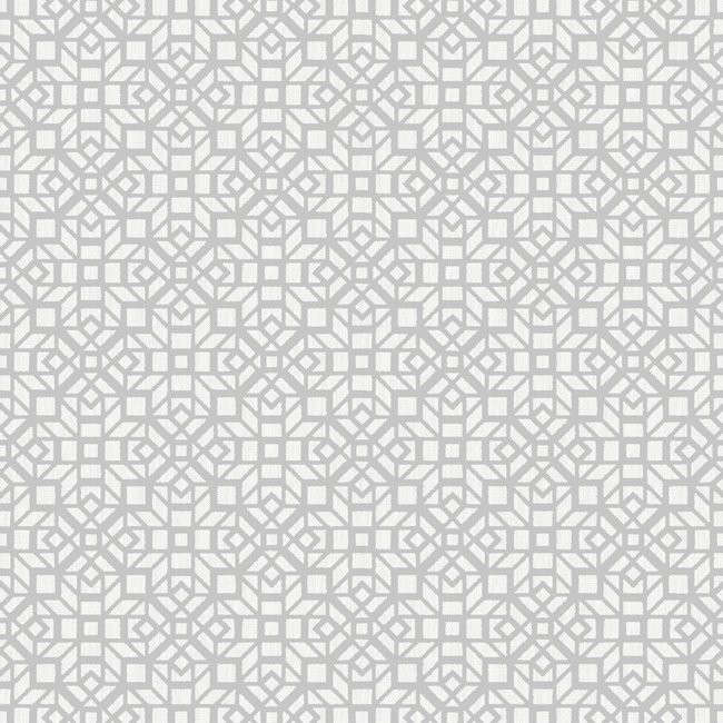 Dutch Wallcoverings Eclipse Element grijs - vliesbehang - 10m x 52cm - 23845