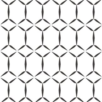 Dutch Wallcoverings Vliesbehang - Eclipse Fusion wit/zwart - 23856