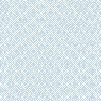Dutch Wallcoverings Vliesbehang - Maison Chic Ella licht grijs/blauw - 22017