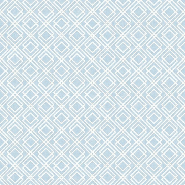 Dutch Wallcoverings Maison Chic Ella licht grijs/blauw - vliesbehang - 10m x 53cm - 22017