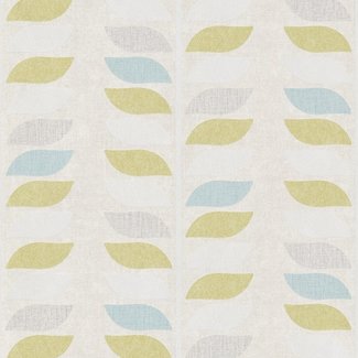 Dutch Wallcoverings Inspiration Wall dessin beige/blauw/groen - IW2203