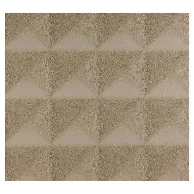 Dutch Wallcoverings Vliesbehang leer pyramide beige - vliesbehang - 10mx53cm - 7283-2