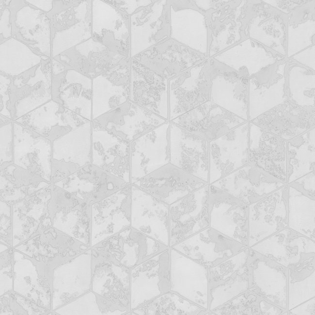 Dutch Wallcoverings Reflets dessin grijs - vliesbehang - 10m x 53cm - L754-19