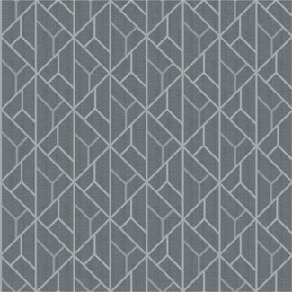 Dutch Wallcoverings Vliesbehang - Galactik dessin donkergrijs - L940-09